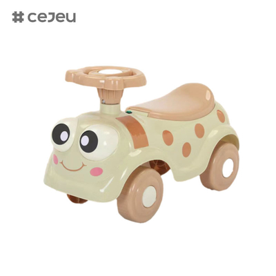 CJ-102, Kinder-Twist-Auto 1-3 Jahre alt Baby-Scooter Musikbeleuchtung Vierräder Anti-Rollover, mit Lichtern / Musik Boden