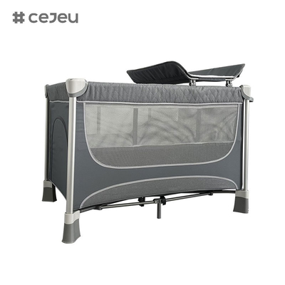 Baby-Reisebett Baby-Spielhalle Mode Abnehmbares Baby-Bett Krippe mit Windeltisch multifunktionales Set Bett für Schlafzimmer
