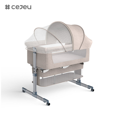 CJ-BBJ-006 Neue Großhandel Portable Folding Removable Low Price Garantierte Qualität Rocker Fold-Able Baby Cradle Schlaf