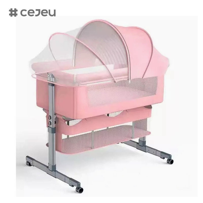 CJ-BBJ-006 Neue Großhandel Portable Folding Removable Low Price Garantierte Qualität Rocker Fold-Able Baby Cradle Schlaf
