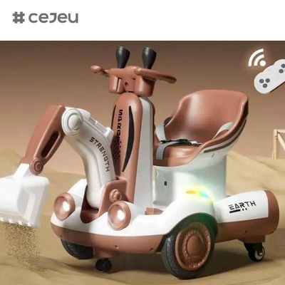 CJ-HB-919 Neue 2 in 1 Kinder Elektrische Balance Car /360 Grad Drehen Kinder Digger Fahrt auf dem Autogräber