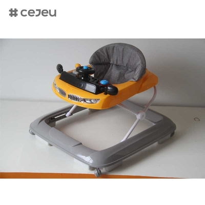 CJ-XTD-601 3-in-1 Multifunktionales Baby-Push-Walker mit Musik Leichtstoffrahmen Lernspielzeug für Jungen Neues Babygeschenk