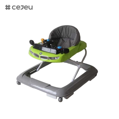 CJ-XTD-601 3-in-1 Multifunktionales Baby-Push-Walker mit Musik Leichtstoffrahmen Lernspielzeug für Jungen Neues Babygeschenk