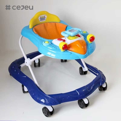 CJ-XTD-105 neue Baby-Walker multifunktionale schwarze billige einfache Baby-Walker mit Musik niedriger Preis heißes Verkauf mit Bremshöhe verstellbar