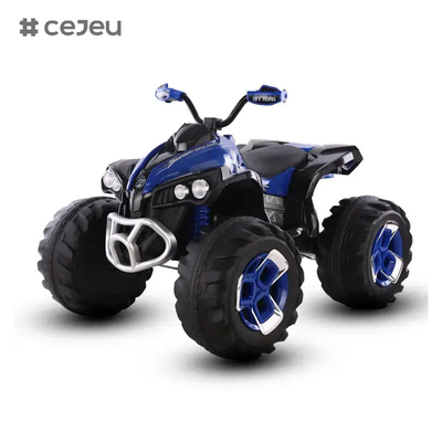 CJ-FB-6677 Großhandel Kinder Batteriebetrieb 12V Doppelmotor Elektroauto Kinder Elektro-Spielzeuge Fahren auf dem Auto für 6-Jährige Jungen zu fahren