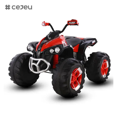 CJ-FB-6677 Großhandel Kinder Batteriebetrieb 12V Doppelmotor Elektroauto Kinder Elektro-Spielzeuge Fahren auf dem Auto für 6-Jährige Jungen zu fahren