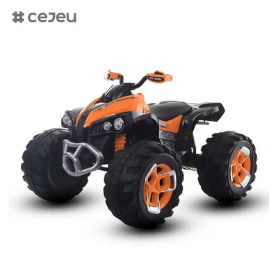 CJ-FB-6677 Großhandel Kinder Batteriebetrieb 12V Doppelmotor Elektroauto Kinder Elektro-Spielzeuge Fahren auf dem Auto für 6-Jährige Jungen zu fahren
