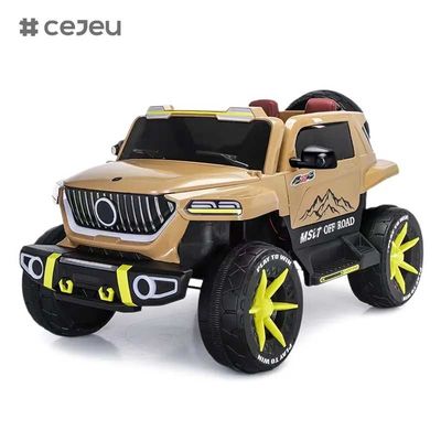 CJ-SF-5688 Neueste Große Größe 12V7Ah Große Größe Vier Motor Drive Kinder Elektroauto/Pink Farbe Zwei Geschwindigkeiten Kinder Fahren auf Offroad Auto für 5-12Jahre