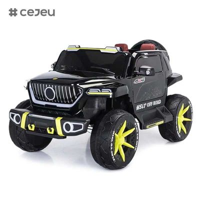 CJ-SF-5688 Neueste Große Größe 12V7Ah Große Größe Vier Motor Drive Kinder Elektroauto/Pink Farbe Zwei Geschwindigkeiten Kinder Fahren auf Offroad Auto für 5-12Jahre