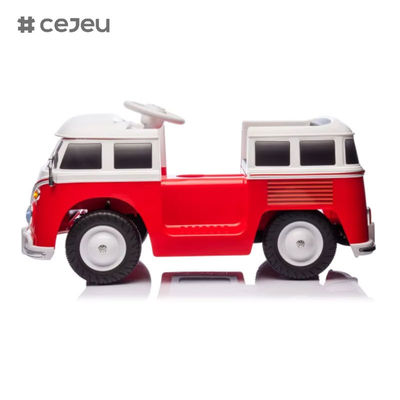 CJ-XB-1128 2025 Neue Lizenz ID.Buzz Minibus Elektroauto Babyfahrt auf dem Auto Lizenz Volkswagen VW Bus Elektrofahrt auf den Bussen Spielzeugfahrzeug für 2-4 Jahre
