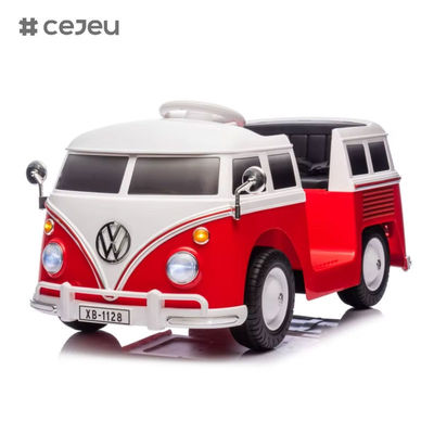 CJ-XB-1128 2025 Neue Lizenz ID.Buzz Minibus Elektroauto Babyfahrt auf dem Auto Lizenz Volkswagen VW Bus Elektrofahrt auf den Bussen Spielzeugfahrzeug für 2-4 Jahre