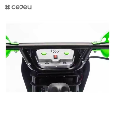 CJ-XB-8015 12V Batteriebetriebenes Motorrad Elektro-Dirtbike für Kinder im Alter von 3-8 Jahren mit Stützrädern, Hupe & Startgeräusch, zertifiziert nach EN71