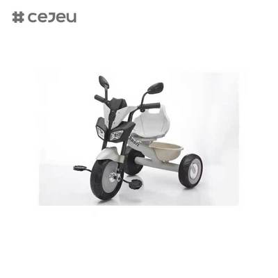 CJ-BMQ-6288 Kinder-Dreirad mit Pedalen, stilvolles Frontdesign, ausgestattet mit Musik und Lichtern, neues Modell Kinderdreirad