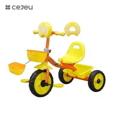CJ-HLZ-791 Kinderpedal Dreirad Stylische Frontgestaltung Ausgestattet mit Musik und Licht Neues Modell Kinder Dreirad