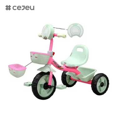 CJ-HLZ-791 Kinderpedal Dreirad Stylische Frontgestaltung Ausgestattet mit Musik und Licht Neues Modell Kinder Dreirad