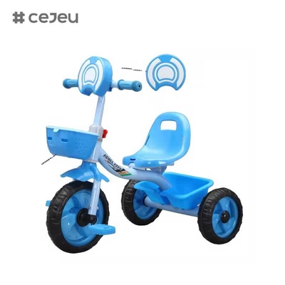 CJ-HLZ-791 Kinderpedal Dreirad Stylische Frontgestaltung Ausgestattet mit Musik und Licht Neues Modell Kinder Dreirad