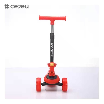 CJ-YLKB-808 2025 Heiß verkaufter kleiner Astronaut Elektroroller für Kinder Drei PU-Radlicht und Musik Sprunghaftes und billiges Tanzprodukt
