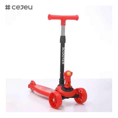 CJ-YLKB-808 2025 Heiß verkaufter kleiner Astronaut Elektroroller für Kinder Drei PU-Radlicht und Musik Sprunghaftes und billiges Tanzprodukt