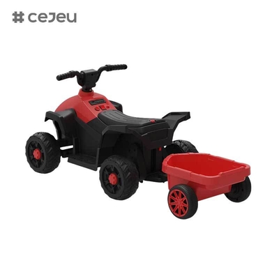 CJ-BEJ-3199 Neues 6-Rad Elektro-Quad für Kinder, batteriebetriebenes Kunststoff-Fahrzeug, Spielzeugauto für Strand und Gelände mit Einzelantrieb