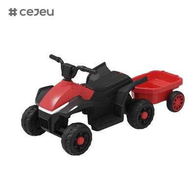 CJ-BEJ-3199 Neues 6-Rad Elektro-Quad für Kinder, batteriebetriebenes Kunststoff-Fahrzeug, Spielzeugauto für Strand und Gelände mit Einzelantrieb
