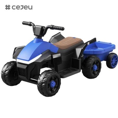 CJ-BEJ-3199 Neues 6-Rad Elektro-Quad für Kinder, batteriebetriebenes Kunststoff-Fahrzeug, Spielzeugauto für Strand und Gelände mit Einzelantrieb
