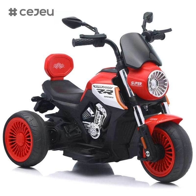 CJ-JM3189 Heißer Verkauf Wiederaufladbarer Akku Kinder Dreirad Elektrisches Spielzeugauto für Kinder, inspiriert von Motorrädern