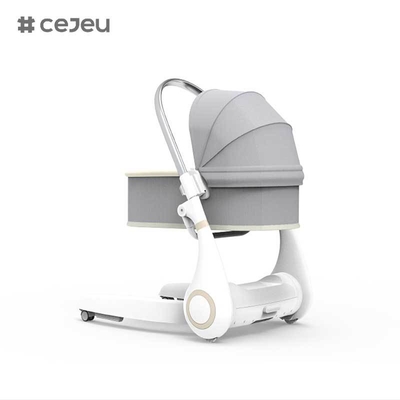 CJ-LL-MY-08 4 in 1 Multifunktionaler Baby-Schaukel Elektrischer Schaukelstuhl Höhenanpassung Baby-Hochstuhl Neues Design Luxus Multifunktionaler 4 in 1 Klappbarer Baby-Fütterstuhl Hoher Stuhl Baby-Fütterung Rattan Kinder