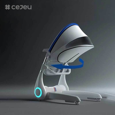 CJ-LL-MY-08 4 in 1 Multifunktionaler Baby-Schaukel Elektrischer Schaukelstuhl Höhenanpassung Baby-Hochstuhl Neues Design Luxus Multifunktionaler 4 in 1 Klappbarer Baby-Fütterstuhl Hoher Stuhl Baby-Fütterung Rattan Kinder
