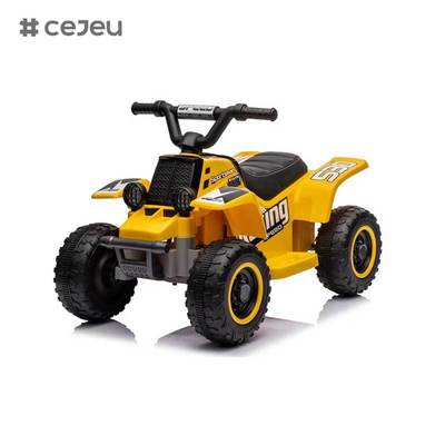 CJ-JS-511 Kinder-ATV Elektroauto zum Aufsitzen - Elektrisches Kinderauto mit Fernbedienung und Licht für Jungen und Mädchen