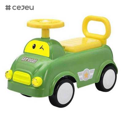 CJ-SL-608 Großhandel Fabrik Elektroroller mit 4 Rädern Kunststoff-Spielzeugautos für Kinder zum Fahren Baby-Schaukelauto-Fahrspielzeug