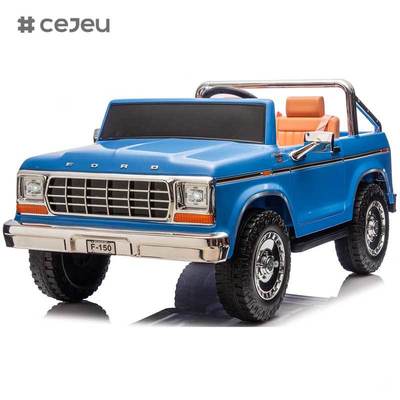 CJ-S323 F150 2025 Neueste 24V Ford F150 Fahrt auf Auto Echtes Zweisitzer Lizenz Kunststoff für Kinder 2 bis 4 Jahre alt