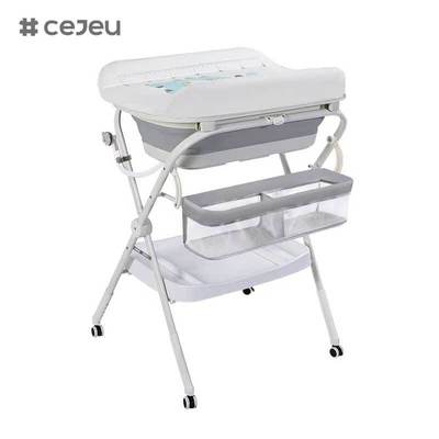 CJ-QC6605-1 All-in-One-Tisch für Neugeborene, Babysitter, Badezimmer, Waschmittel für Mobilzeuge, Windeln, Babybadezeuge, Großhandel