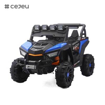 CJ-JB-669 Aufsitzspielzeug für große Kinder, 2-Sitzer Elektro-Truck für Kinder, Elektrofahrzeug für Jungen und Mädchen mit Fernbedienung