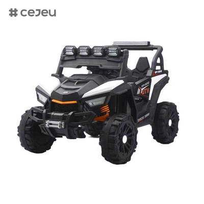 CJ-JB-669 Aufsitzspielzeug für große Kinder, 2-Sitzer Elektro-Truck für Kinder, Elektrofahrzeug für Jungen und Mädchen mit Fernbedienung