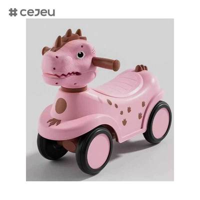 CJ-BNQ-609 Kinder-Vierrad-Spielzeugauto für Kinder Kleinkind-Kinderwagen 1-3 Jahre altes Babyauto mit Schiebe- und Schaukel-Babyauto