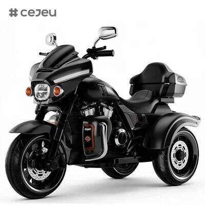 CJ-TTF-9189A Fahrrad Baby-Spielzeug Auto Kind Elektro Moto Kids Elektromotorrad für Kinder zum Fahren Baby Dreirad Gehen Baby Artefakt Batterie