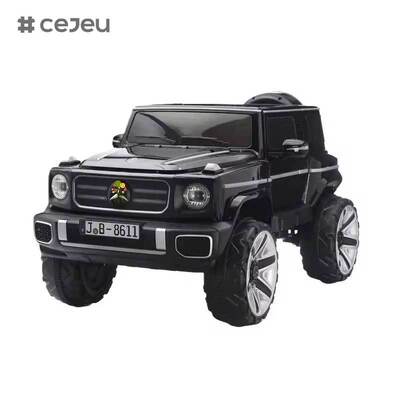 CJ-JB-8611 Super 2-Sitzer Kinder-Rutschautos, Unisex, 12 V, elektrisches Kinderauto, wiederaufladbar, Mercedes-Kinderauto