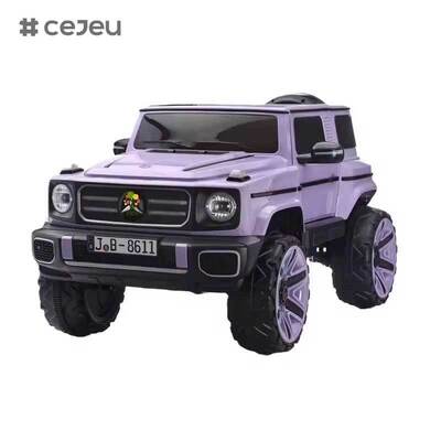 CJ-JB-8611 Super 2-Sitzer Kinder-Rutschautos, Unisex, 12 V, elektrisches Kinderauto, wiederaufladbar, Mercedes-Kinderauto