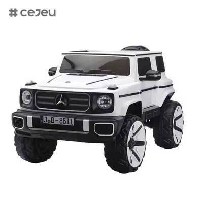 CJ-JB-8611 Super 2-Sitzer Kinder-Rutschautos, Unisex, 12 V, elektrisches Kinderauto, wiederaufladbar, Mercedes-Kinderauto