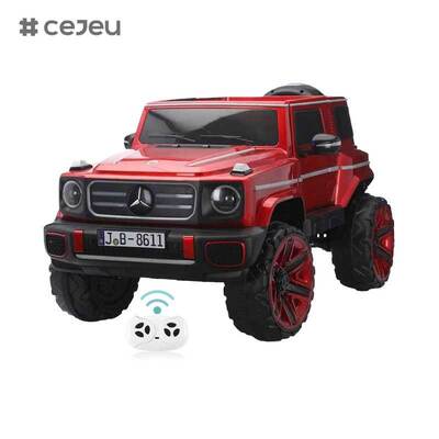 CJ-JB-8611 Super 2-Sitzer Kinder-Rutschautos, Unisex, 12 V, elektrisches Kinderauto, wiederaufladbar, Mercedes-Kinderauto