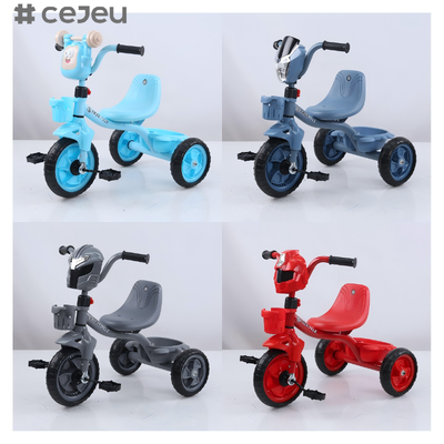 CJ-BDW-1102 Fabrikdirektverkauf Cartoon-förmiges Baby-Dreirad mit Licht und Musik Kunststoffmaterial für 2-7 Jahre