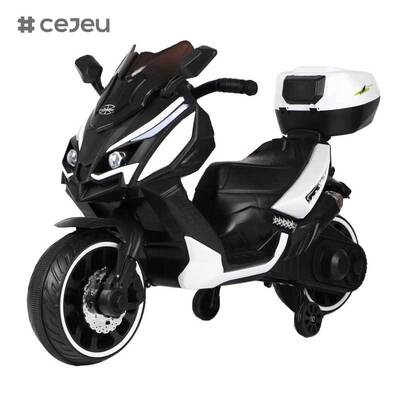 CJ-XL-1988 Unisex 3-Rad Elektrisches Motorrad Batteriebetrieben Kleine Kunststoffräder Fahrspielzeug Kinder 3-8 Jahre Neuestes Modell Beliebt