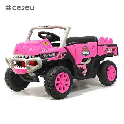 CJ-JDY-GTS3366 Kinder-Elektroauto mit Fernbedienung, 2-4 Jahre, batteriebetrieben, 12V, MP3, Kunststoff, leicht, mehrere Spielmodi