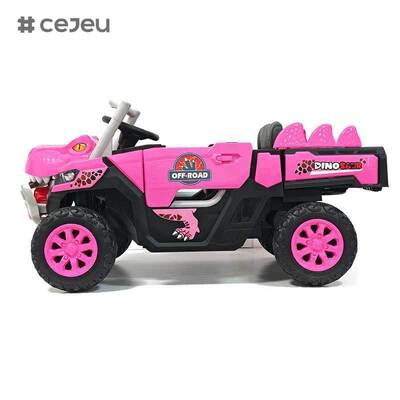 CJ-JDY-GTS3366 Kinder-Elektroauto mit Fernbedienung, 2-4 Jahre, batteriebetrieben, 12V, MP3, Kunststoff, leicht, mehrere Spielmodi