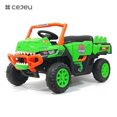 CJ-JDY-GTS3366 Kinder-Elektroauto mit Fernbedienung, 2-4 Jahre, batteriebetrieben, 12V, MP3, Kunststoff, leicht, mehrere Spielmodi
