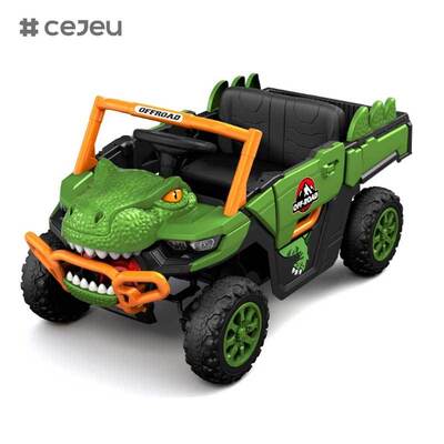 CJ-JDY-GTS3366 Kinder-Elektroauto mit Fernbedienung, 2-4 Jahre, batteriebetrieben, 12V, MP3, Kunststoff, leicht, mehrere Spielmodi