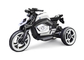 111*55*66CM Kinder, die batteriebetriebenes Motorrad der Motorrad-12.5KG 12v reiten