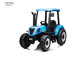Plastikfahrt mit 6 Km/Hr auf blaue Fahrt Traktor-neue Hollands T7 auf Traktor und Anhänger 28kg