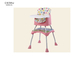 Abdeckungs-faltbarer Fütterungs-Stuhl PU-EN14988 für 6 Monate